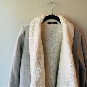 Sherpa lined cardigan 🌿
